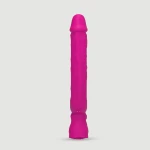 Διπλός Ρεαλιστικός Δονητής Σιλικόνης Jojo Double Realistic Silicone Vibrator - Ροζ
