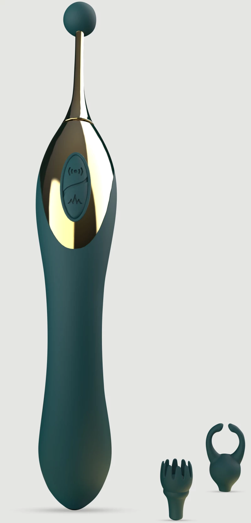 Κλειτοριδικός Δονητής Με Λεπτό Άκρο Clit Touch Pinpoint Silicone Clitoral Vibrator - Πράσινος