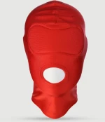 Κουκούλα Με Άνοιγμα Στόματος Full Head Hood With Mouth Opening – Κόκκινη