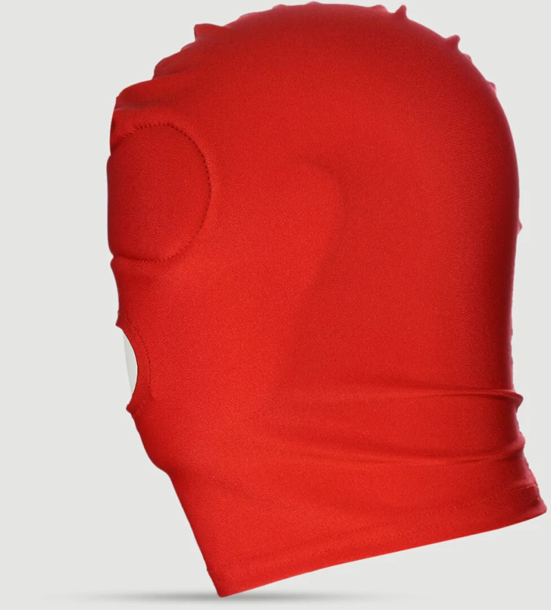 Κουκούλα Με Άνοιγμα Στόματος Full Head Hood With Mouth Opening – Κόκκινη