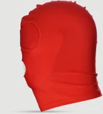 Κουκούλα Με Άνοιγμα Στόματος Full Head Hood With Mouth Opening – Κόκκινη