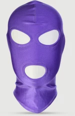 Κουκούλα Με Άνοιγμα Ματιών & Στόματος Full Head Hood With Eyes & Mouth Opening – Μωβ