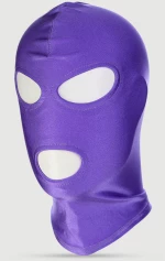 Κουκούλα Με Άνοιγμα Ματιών & Στόματος Full Head Hood With Eyes & Mouth Opening – Μωβ