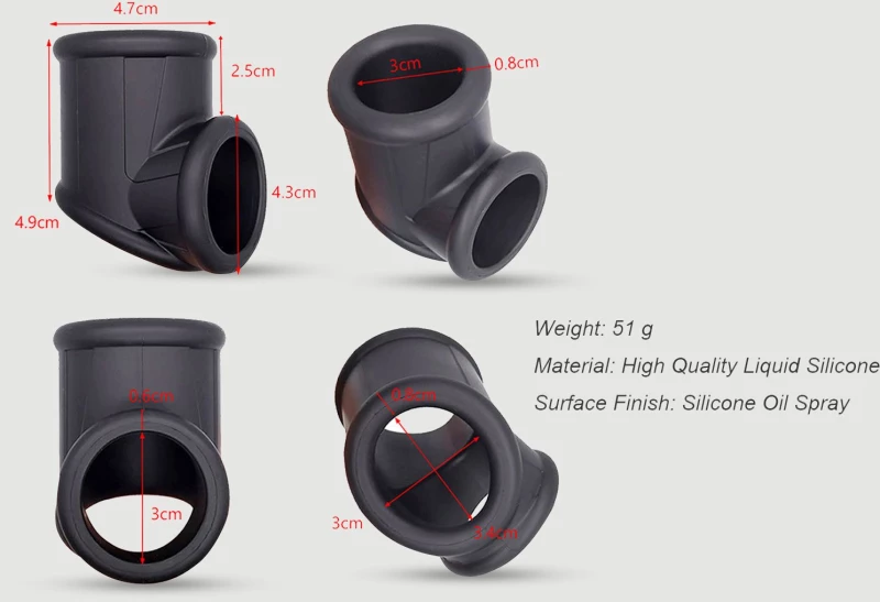 Εύκαμπτο Ball Stretcher Όρχεων Σιλικόνης Flexible Stretcher Bag Liquid Silicone Ball Stretcher - Μπλε