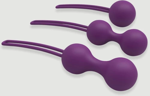 Σετ Κολπικές Μπάλες Per'Fit Silicone Kegel Ball Set - Μωβ