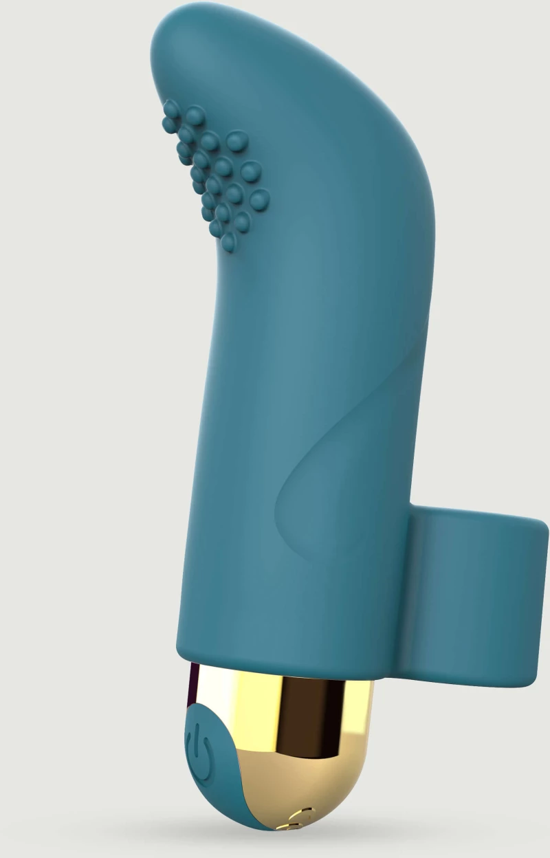 Δονητής Δαχτύλου Σιλικόνης Touch Me Silicone Finger Vibrator - Πράσινος