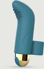 Δονητής Δαχτύλου Σιλικόνης Touch Me Silicone Finger Vibrator - Πράσινος