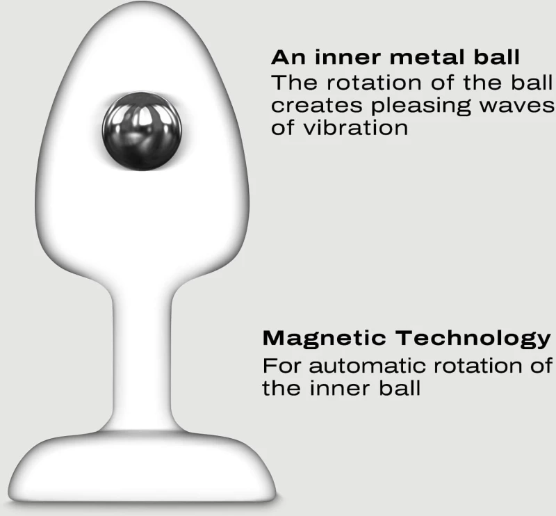 Ασύρματη Δονούμενη Σφήνα Σιλικόνης Geisha Remote Controlled Silicone Vibrating Infinite Butt Plug Large - Μαύρη