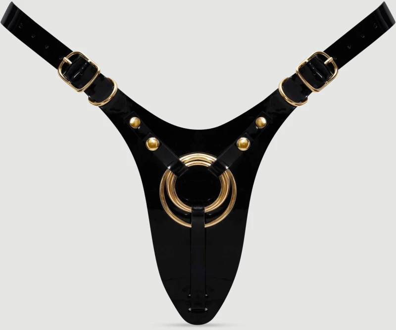 Ζώνη Strapon Leatherette Harness Fabulous Strapon - Μαύρη