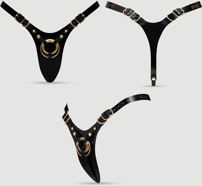 Ζώνη Strapon Leatherette Harness Fabulous Strapon - Μαύρη