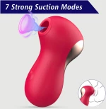 Αναρροφητής Κλειτορίδας Naughty Penguin Silicone Suction Stimulator - Κόκκινος