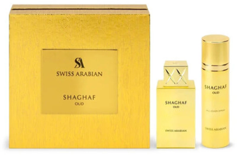 Swiss Arabian-Shaghaf Oud Dárková sada EDP 75 ml a tělový sprej 75 ml-75ml