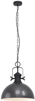 Φωτιστικό Κρεμαστό Industrial Eglo Combwich  43052 D400mm Νίκελ Αντικέ