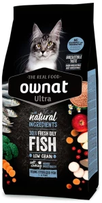 Ownat Ξηρά Τροφή Γάτας Ultra Young Sterilized με Ψάρι 3kg