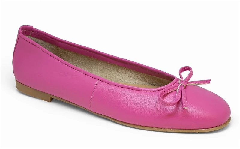 Bigshoes GA2137-39 Δερμάτινη Μπαλαρίνα Φούξια