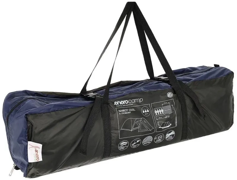 Σκηνή 4 Ατόμων ENERO CAMP 4-PERSON COOL BLACK-BLUE TENT