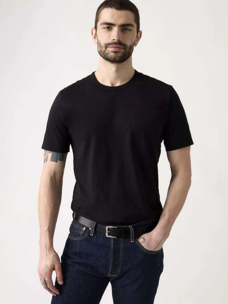 Levi’s Original Tee Standard Fit ανδρικό βαμβακερό t-shirt μαύρο 005GX0014