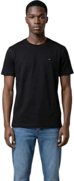 Tommy Jeans ανδρικό βαμβακερό regular t-shirt μαύρο DM0DM22504-BDS