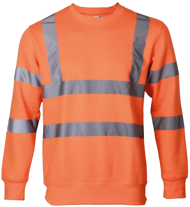 Μπλούζα φούτερ με ανακλαστικό ύφασμα ORANGE FLUO