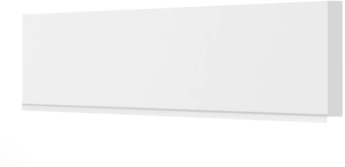 Ξύλινη Μπάζα Λευκή 270x10cm
