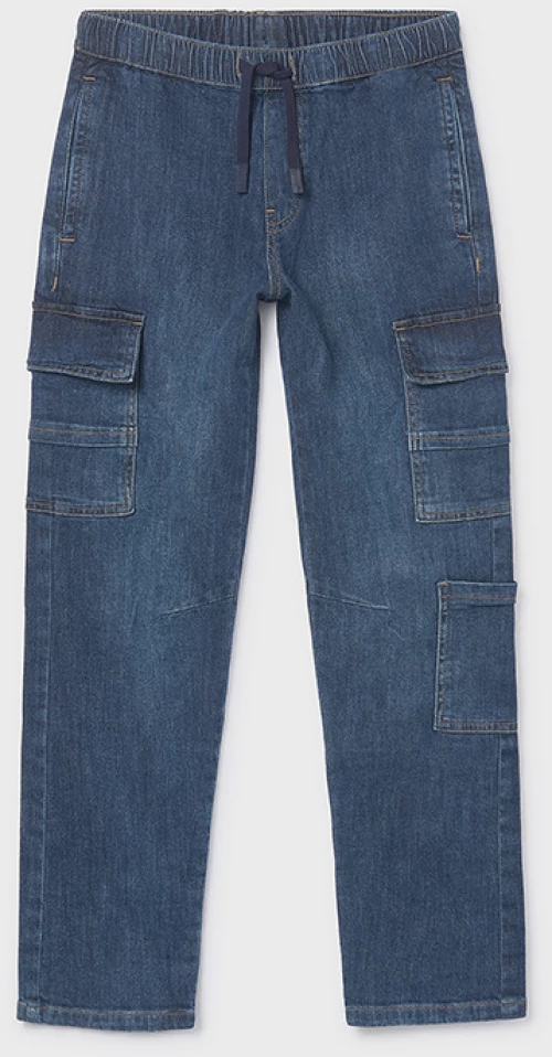 Mayoral Παντελονι denim jogger cargo τζιν σκουρ 26-06570-017 6570 Αγόρι