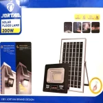 Ηλιακός Προβολέας LED 200W IP66 με πάνελ, Τηλεχειρισμό και Χρονοδιακόπτη JT-910091-YY200W