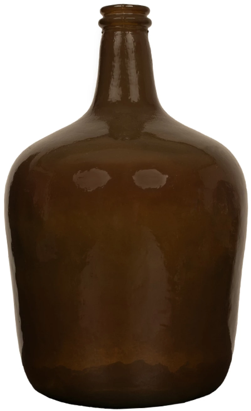 LIBERTA CRUSHED CARAMEL ΜΠΟΥΚΑΛΑ 25x25x40cm ΑΝΑΚΥΚΛΩΜΕΝΟ ΓΥΑΛΙ CARAMEL