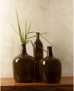 LIBERTA CRUSHED CARAMEL ΜΠΟΥΚΑΛΑ 25x25x40cm ΑΝΑΚΥΚΛΩΜΕΝΟ ΓΥΑΛΙ CARAMEL