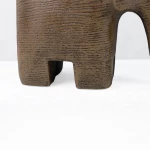 LIBERTA ZAMBIA.1 ΔΙΑΚΟΣΜΗΤΙΚΟ ΕΛΕΦΑΝΤΑΣ 16.5x9x18cm POLYRESIN ΚΑΦΕ