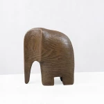 LIBERTA ZAMBIA.1 ΔΙΑΚΟΣΜΗΤΙΚΟ ΕΛΕΦΑΝΤΑΣ 16.5x9x18cm POLYRESIN ΚΑΦΕ