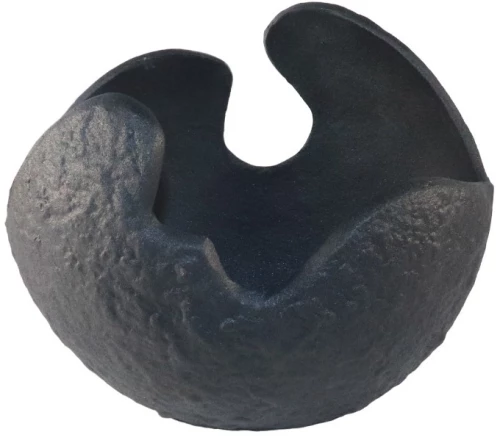 LIBERTA VULA ΒΑΖΟ 24x16x21cm ΑΛΟΥΜΙΝΙΟ ΜΑΥΡΟ