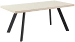 LIBERTA LITHOS ΤΡΑΠΕΖΙ BEIGE ΜΑΥΡΟ 180x90x76cm