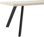 LIBERTA LITHOS ΤΡΑΠΕΖΙ BEIGE ΜΑΥΡΟ 180x90x76cm