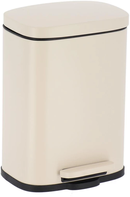Κάδος απορριμάτων εκρού soft close 5L/21x18,5x29,5cm