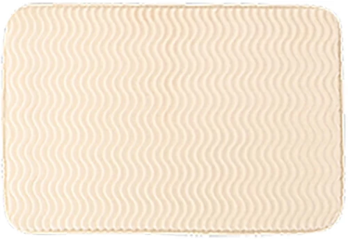 Πατάκι τουαλέτας  WAVE EFFECT  μπεζ 60x40cm