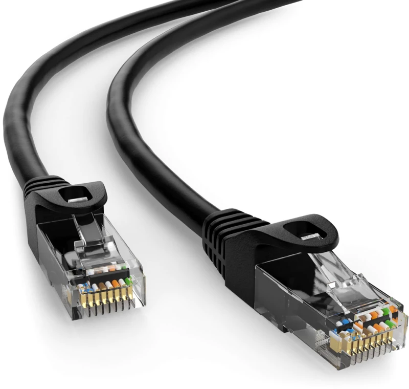 POWERTECH καλώδιο δικτύου CAB-N402, Cat 6 U/UTP, CCA, 250Hz, 0.5m, μαύρο