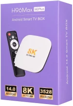 H96 MAX TV Box M2 Plus, 8K, 4/32GB, WiFi 6, Bluetooth, Android 14