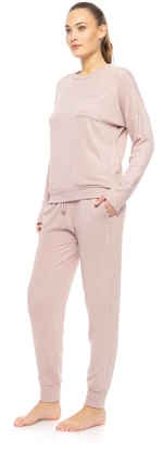 Γυναικεία Πυτζάμα Pink Label - Dusty Pink - Bamboo - Regular Fit