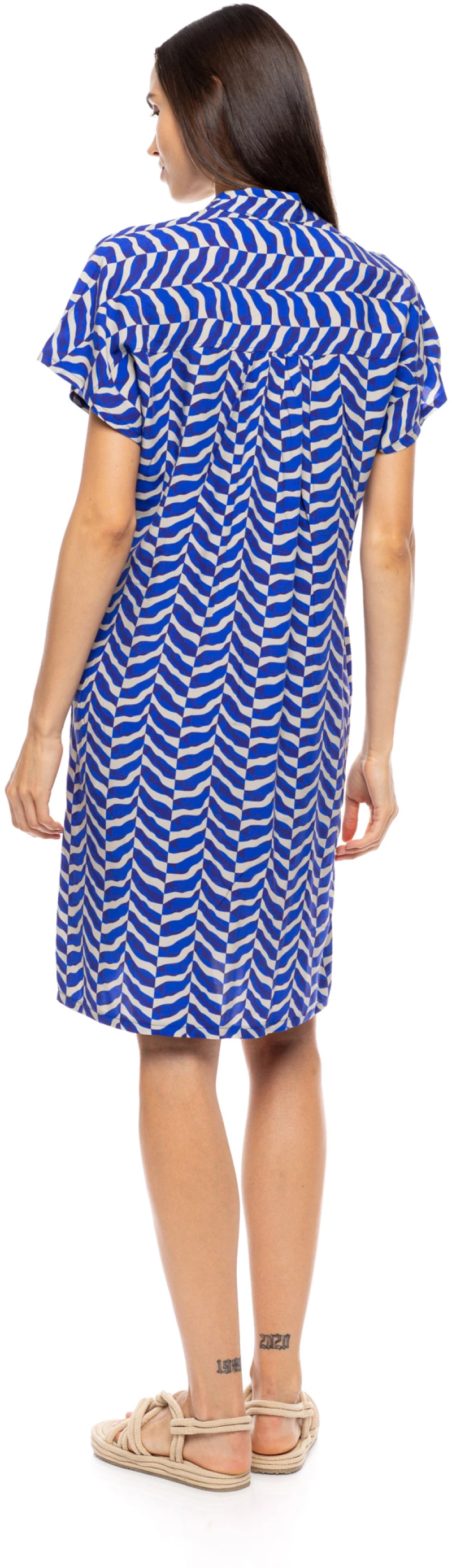 Γυναικείο Beachdress Pink Label - AEGEAN WAVE - Κοντομάνικο - Viscose
