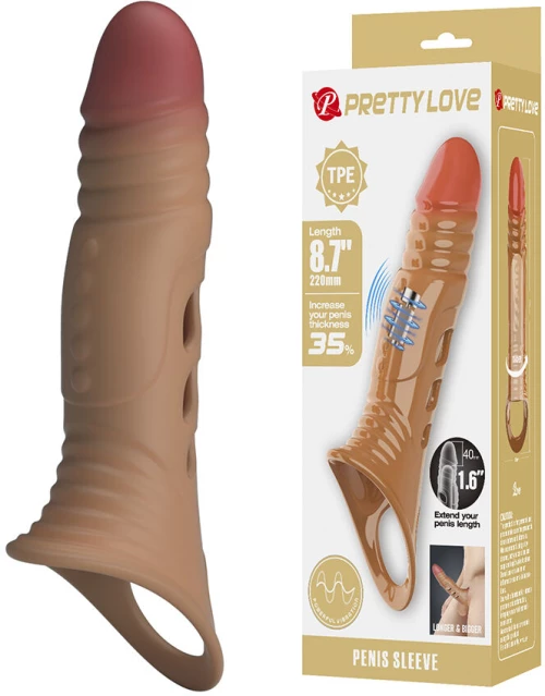 PRETTY LOVE - VIBRATING PENIS SLEEVE