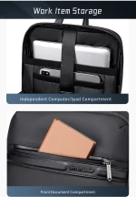 ARCTIC HUNTER τσάντα πλάτης B00872 με θήκη laptop 15.6", 14.5L, χακί