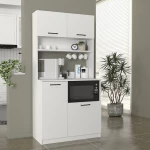 Έπιπλο κουζίνας Tuco 2  χρώμα λευκό 90x40x180εκ.