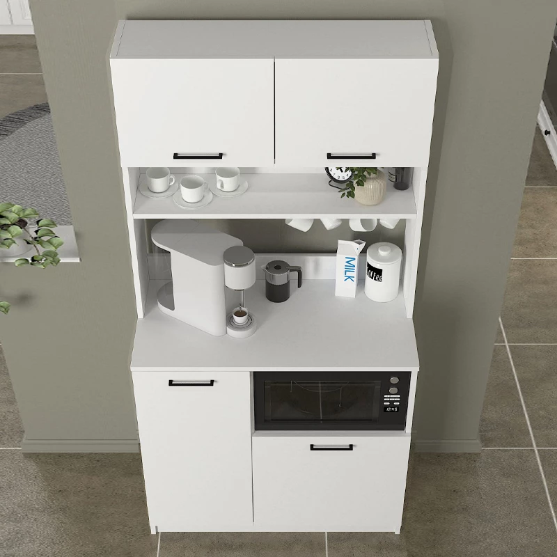 Έπιπλο κουζίνας Tuco 2  χρώμα λευκό 90x40x180εκ.