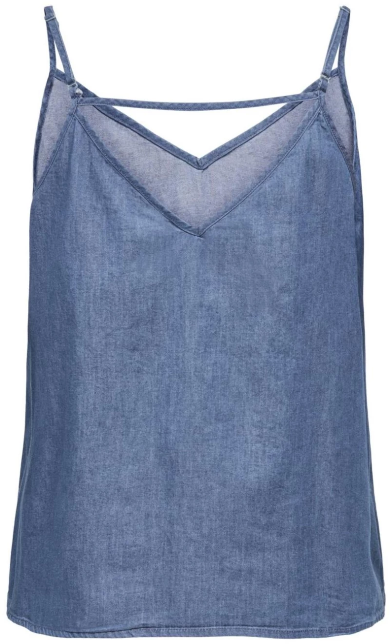 Μπλούζα denim γυναικεία "Azure" μπλε