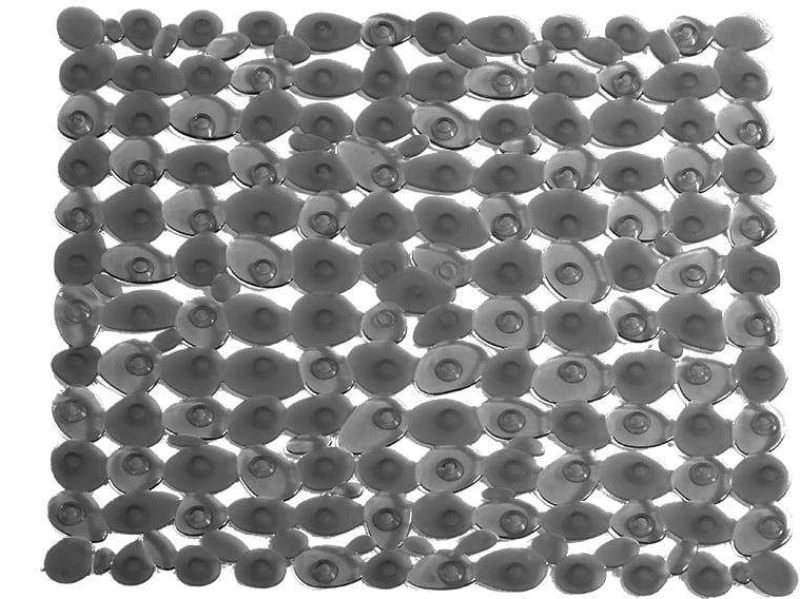 Πατάκι Αντιολισθητικό Sassolini 00288.008 Black 54Χ54 PVC