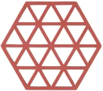 Σουπλά Triangles 36557 Για Ζεστά Σκεύη 16x14cm Burned Red Zone Denmark Σιλικόνη