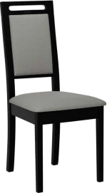 Καρέκλα Roma 15 162721109 47x43x96cm Black-Grey Ξύλο,Ύφασμα