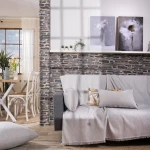 Ριχτάρι Bari 04 Light Grey Teoran Πολυθρόνα 180x150cm Βαμβάκι-Πολυέστερ