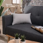 Μαξιλαροθήκη Διακοσμητική Forli 04 Light Grey Teoran 30X50 Βαμβάκι-Πολυέστερ