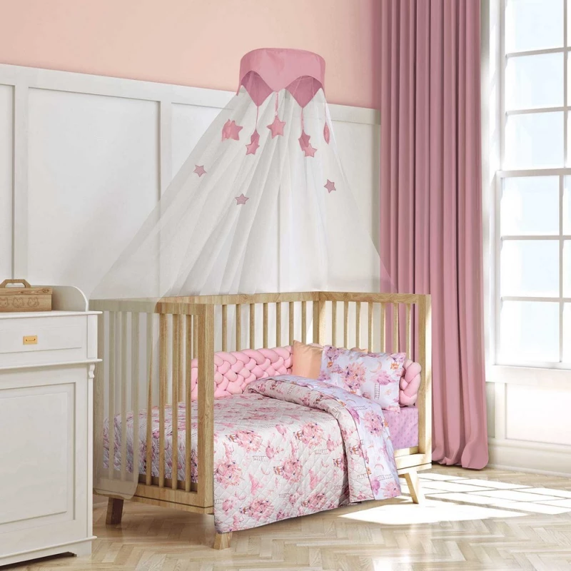 Κουβερλί Βρεφικό 8864 Pink Greenwich Polo Club 120x160cm Microfiber